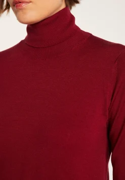 Montagut Polo neck jumper in merino wool - Elisaa