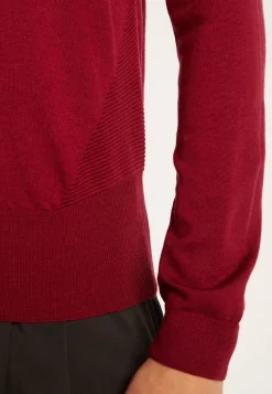 Montagut Polo neck jumper in merino wool - Elisaa