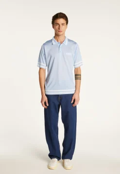 Montagut Polo shirt in light thread and stripes - Montmartre