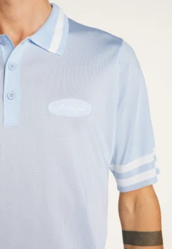 Montagut Polo shirt in light thread and stripes - Montmartre