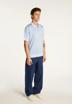 Montagut Polo shirt in light thread and stripes - Montmartre