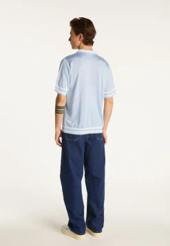 Montagut Polo shirt in light thread and stripes - Montmartre