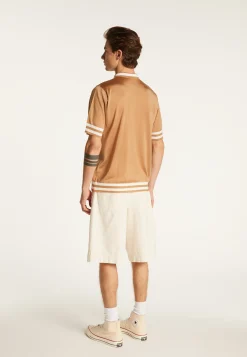 Montagut Polo shirt in light thread and stripes - Montmartre