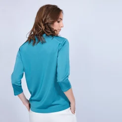 Montagut Polo shirt made of Fil Lumière - Murielle