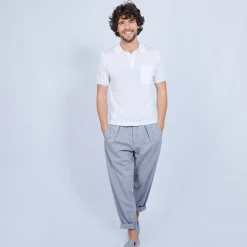 Montagut Polo shirt made of Fil lumière - Vadim