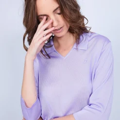 Montagut Polo shirt made of Fil Lumière - Murielle