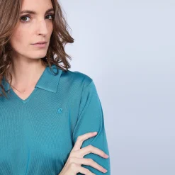 Montagut Polo shirt made of Fil Lumière - Murielle