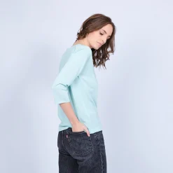 Montagut Polo T-shirt in Fil Lumière - Maude