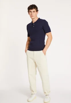 Montagut Poloshirt aus Baumwolle und Merinowolle – Loup