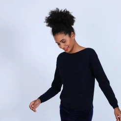 Montagut Pull col bateau avec petite poche - Bal