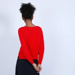 Montagut Pull col bateau avec petite poche - Bal