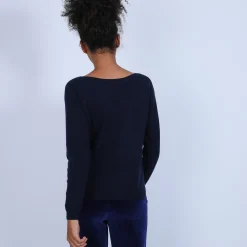 Montagut Pull col bateau avec petite poche - Bal