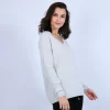 Montagut Pull col V en cachemire - Olgae