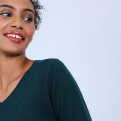Montagut Pull col V en cachemire - Bijou