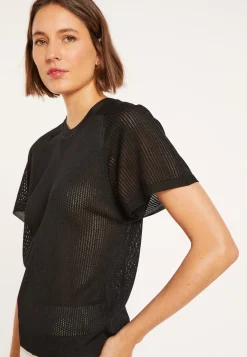 Montagut Ribbed Fil Lumiere T-shirt - Malory