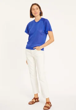 Montagut Ribbed Fil Lumiere T-shirt - Malory