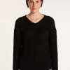 Montagut Ribbed knit V-neck sweater - Bulle