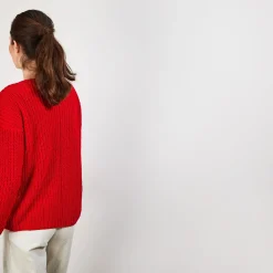 Montagut Ribbed knit V-neck sweater - Bulle
