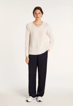 Montagut Ribbed knit V-neck sweater - Bulle