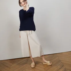 Montagut Ribbed knit V-neck sweater - Bulle