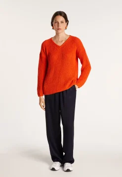Montagut Ribbed knit V-neck sweater - Bulle