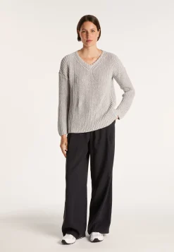 Montagut Ribbed knit V-neck sweater - Bulle