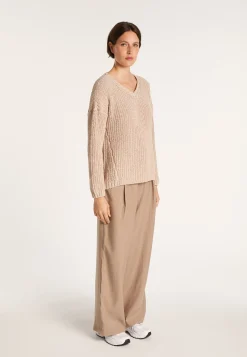 Montagut Ribbed knit V-neck sweater - Bulle
