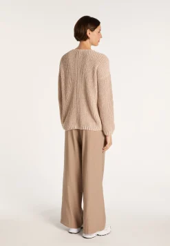 Montagut Ribbed knit V-neck sweater - Bulle