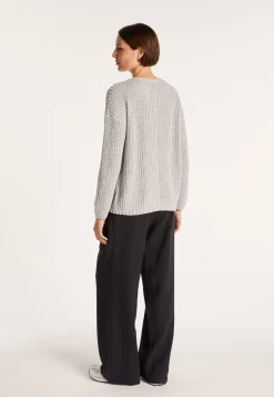 Montagut Ribbed knit V-neck sweater - Bulle