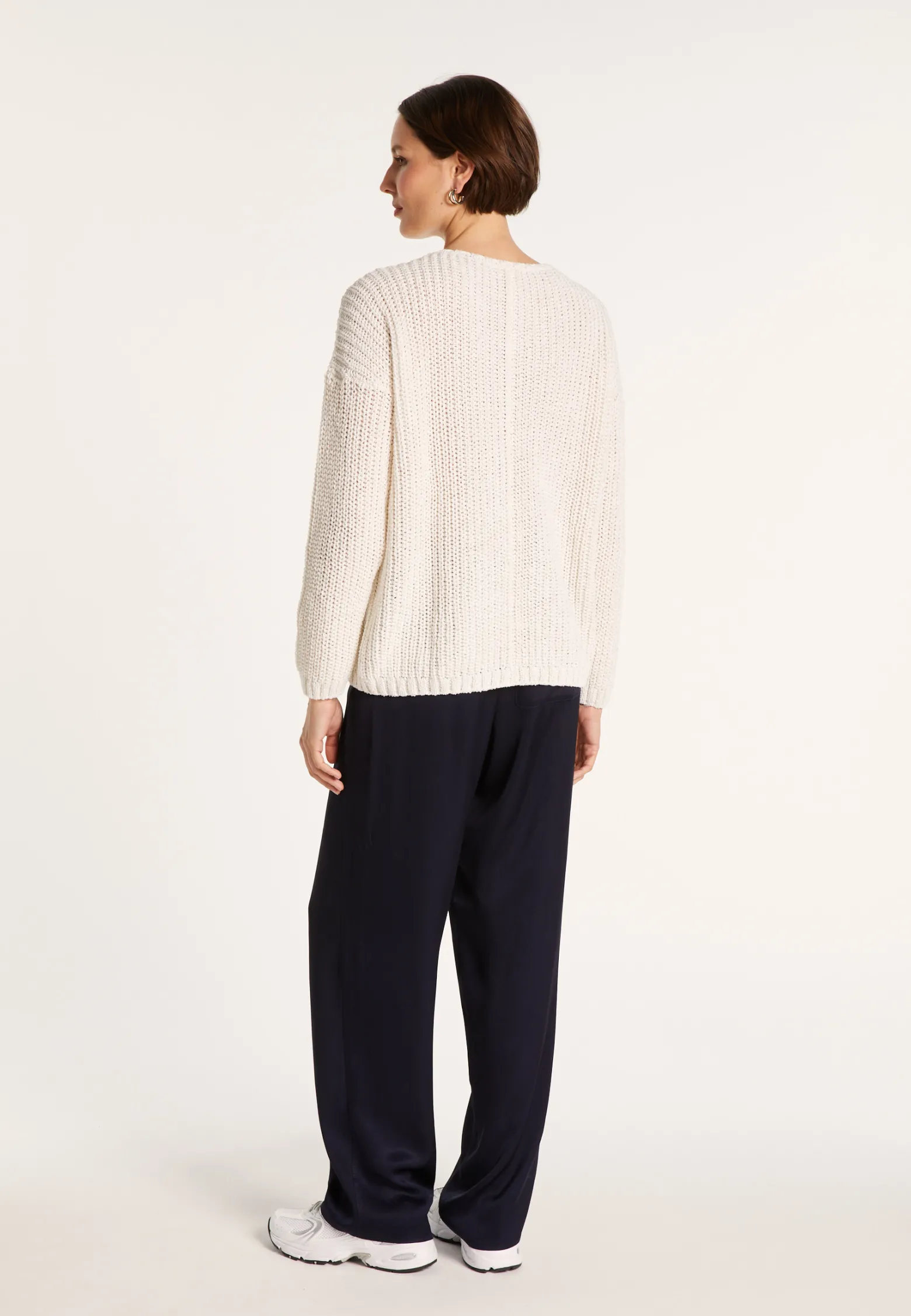 Montagut Ribbed knit V-neck sweater - Bulle