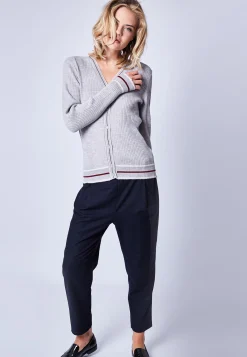 Montagut Ribbed wool cardigan - Emblème