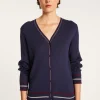 Montagut Ribbed wool cardigan - Emblème