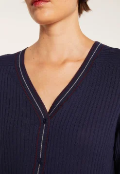 Montagut Ribbed wool cardigan - Emblème