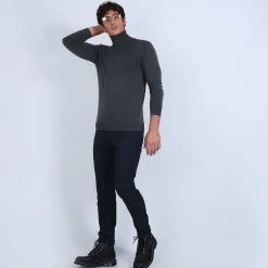 Montagut Roll-neck jumper in merino wool - Enzo