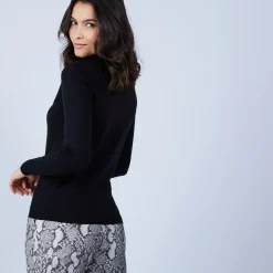 Montagut Roll-neck jumper in merino wool - Beha