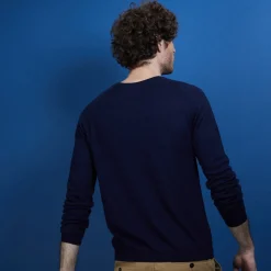 Montagut Round neck cashmere and linen sweater - Bandit