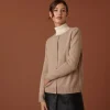 Montagut Round neck cashmere cardigan with buttoned - Adelys