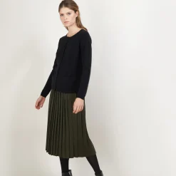 Montagut Round neck cashmere cardigan - Ballet