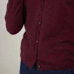 Montagut Round neck cashmere cardigan - Ballet