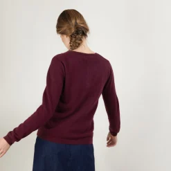 Montagut Round neck cashmere cardigan - Ballet