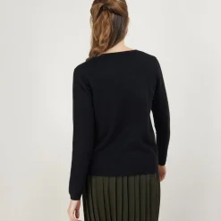 Montagut Round neck cashmere cardigan - Ballet