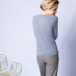 Montagut Round neck cashmere sweater - Evana