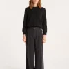 Montagut Round neck cotton and linen sweater - Nicky