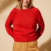 Montagut Round neck cotton and linen sweater - Mick