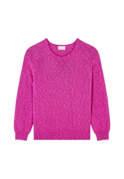 Montagut Round neck cotton and linen sweater - Nicky