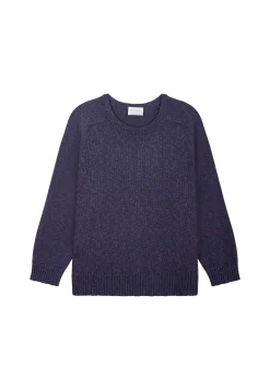 Montagut Round neck cotton and linen sweater - Nicky