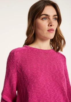 Montagut Round neck cotton and linen sweater - Nicky