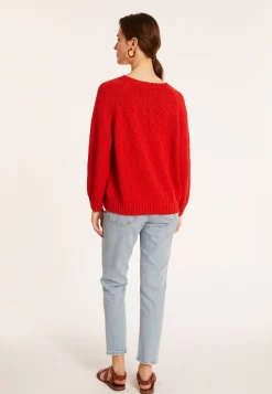 Montagut Round neck cotton and linen sweater - Mick