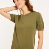 Montagut Round neck cotton T-shirt - Moon