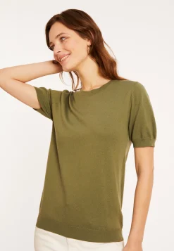 Montagut Round neck cotton T-shirt - Moon